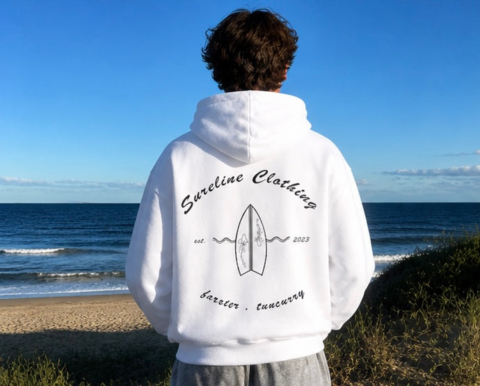 Silver-Fin Surf Hoodie