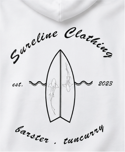 Silver-Fin Surf Hoodie